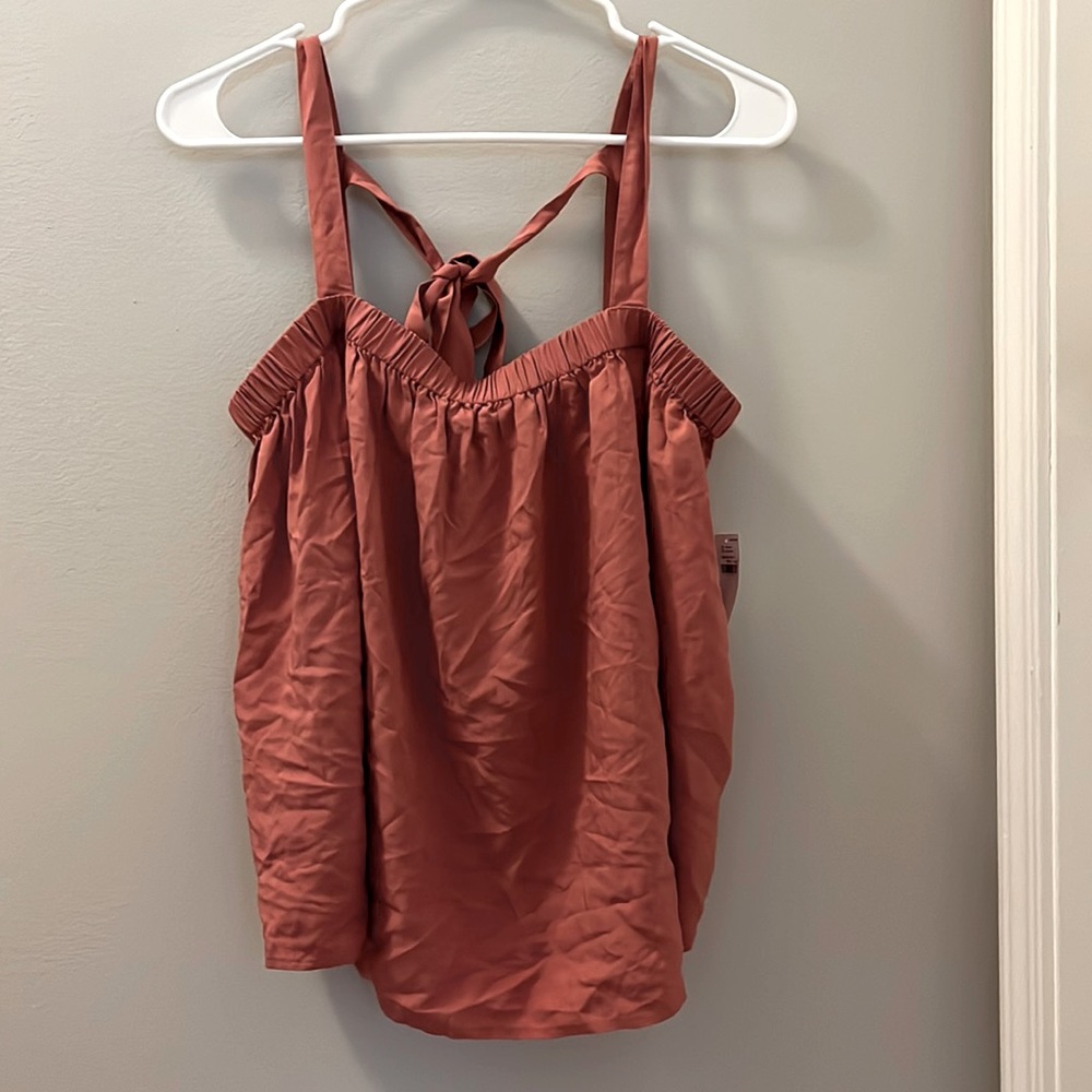 Old Navy tie-back swing blouse - NWT